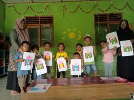 Belajar Sambil Bermain, Anak KB Putra Pertiwi Bintaos Ikuti Senam dan Kegiatan Kreatif